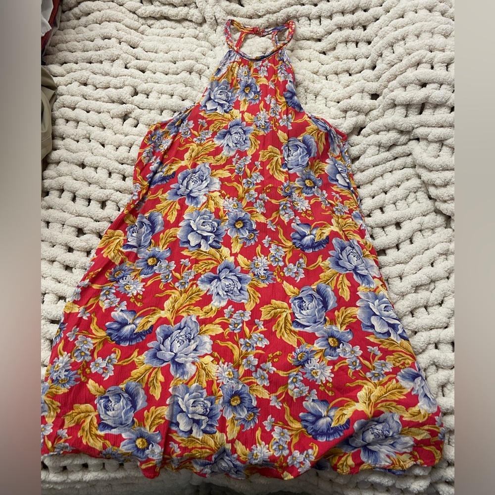 American Eagle size small high neck floral sundress